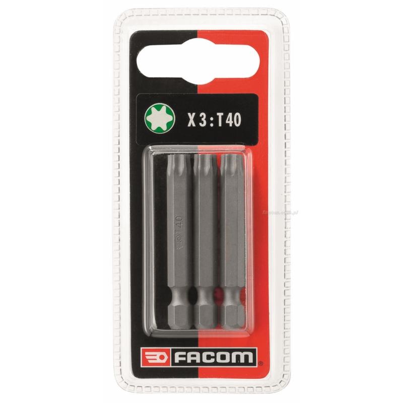 EX640.J3 - zestaw końcówek do śrub Torx, T40