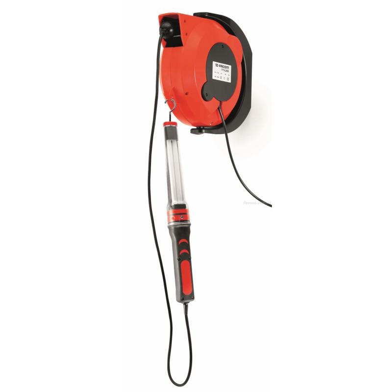 777A.230EN - lampka przenośna 230 V ze zwijaczem