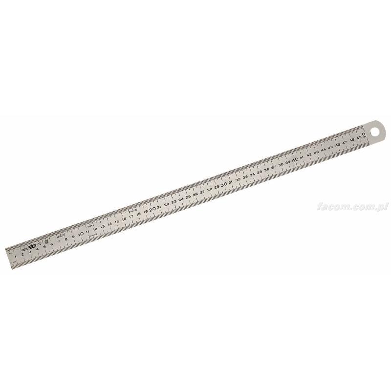 803.SR302 - Linijka półsztywna ze stali nierdzewnej - 2 stronna, 1000 mm 803.SR302 - Linijka półsztywna ze stali nierdzewnej - 2 stronna, 1000 mm