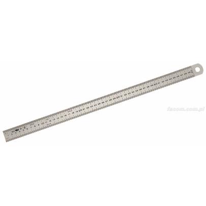 803.SR302 - Linijka półsztywna ze stali nierdzewnej - 2 stronna, 1000 mm
