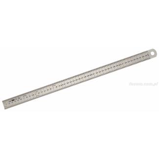 803.SR300 - Linijka półsztywna ze stali nierdzewnej - 2 stronna, 300 mm