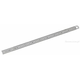 DELA.1061.01 - Linijka półsztywna krótka z duraluminium - 2 stronna, 300 mm