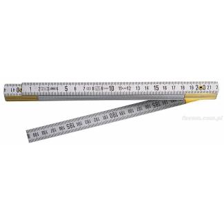 DELA.626.00 - Miarka składana duraluminiowa 2m