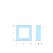 3071.200 - Poziomica z ramą 200x200 mm 3071.200 - Poziomica z ramą 200x200 mm