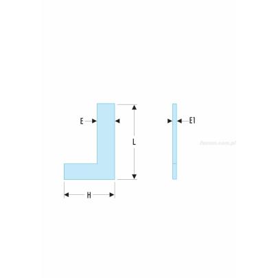 818.100CLO - PLAIN STAINLESS TRY-SQUARE