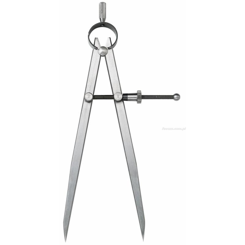 DELA.1901.09 - Cyrkiel z końcówkami zaostrzonymi 300 mm