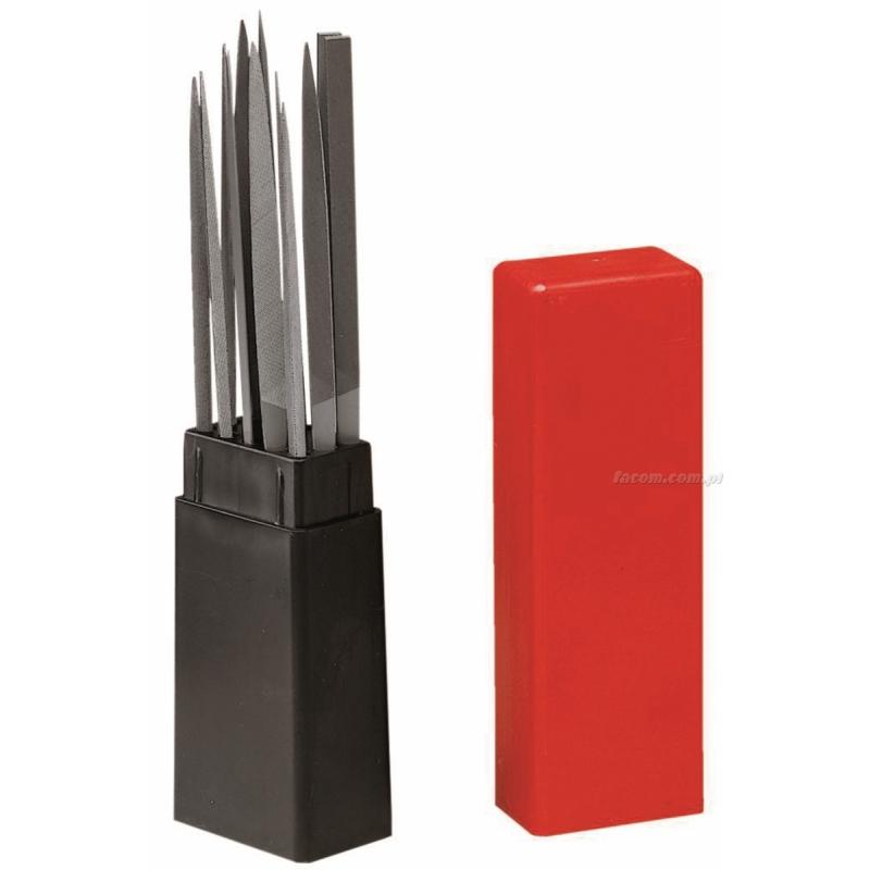 AS.12LBC100T0A - zestaw pilników igłowych w pudełku, 100mm, T0 AS.12LBC100T0A - zestaw pilników igłowych w pudełku, 100mm, T0