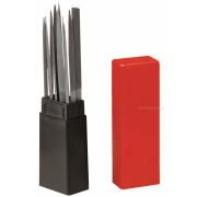 AS.12LBP160T0A - zestaw pilników igłowych w pudełku, 160mm, T0