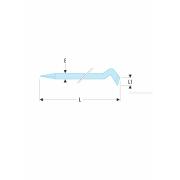 268.3 - łapki wygięte o przekroju okrągłym, 16 mm