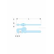 131A.10 - klucz do rur „Stillson”, 34 mm