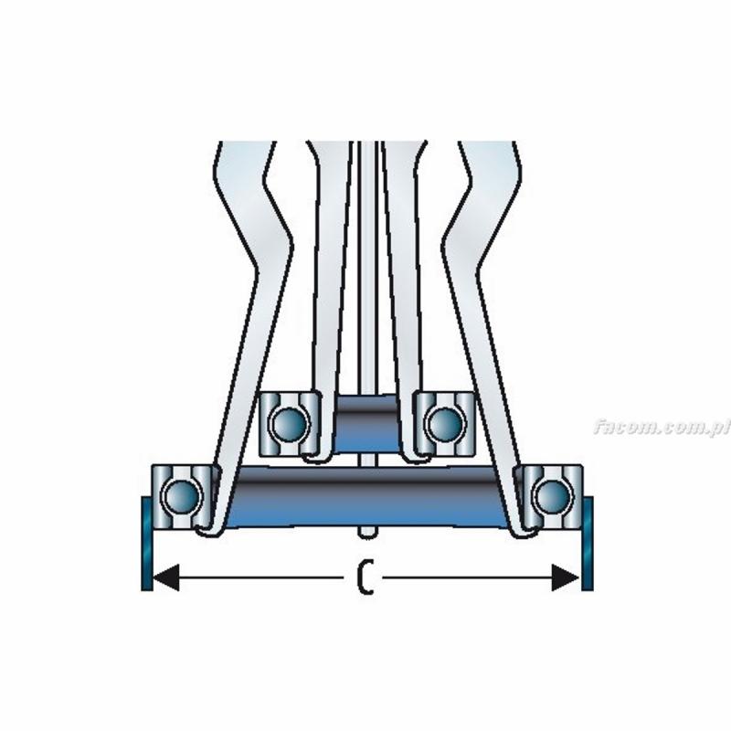 U.310-230N - ściągacz do chwytu wewnętrznego U.310-230N - ściągacz do chwytu wewnętrznego