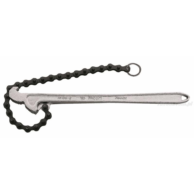 136B.4 - klucz do rur dwukierunkowy łańcuchowy, 90 - 140 mm