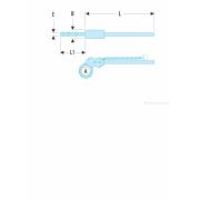 137A.4' - klucz do rur łańcuchowy o dużej mocy, 60 - 130 mm