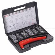 Y.RIV3 - zestaw z nitownicą Y.105B i nitami aluminiowymi o różnych grubościach Y.RIV3 - zestaw z nitownicą Y.105B i nitami aluminiowymi o różnych grubościach