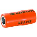 R.AVSE - VSE series 1000 Volt insulated 6-point 1/4" sockets, 6 - 12 mm