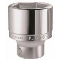 K.HB 3/4" drive metric 6-point sockets, 19 - 55 mm