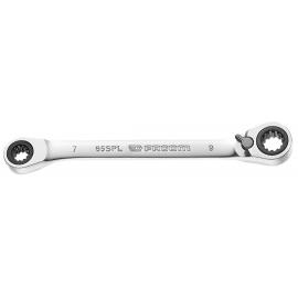 65SPL - spline 15° angled ratchet ring wrenches, 7/32" - 1'1/8"