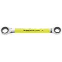 64F - Inch straight ratchet ring wrenches - FLUO
