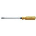 ATH - Wood handle screwdrivers for slotted head screws - forged blade 5,5 - 12 mm