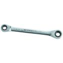 64 - metric straight ratchet ring wrenches, 6 - 24 mm