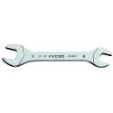 22 - Metric 15° hinged "midget" open end wrenches 6 - 24 mm