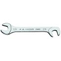 34 - Inch 15° and 75° hinged "midget" open end wrenches 3/16" - 11/16"