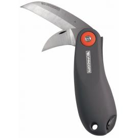 640180 - twin-blade electricians knife with plastic handle