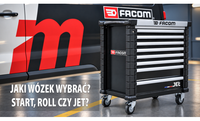 Jaki wózek narzędziowy FACOM wybrać? START, ROLL czy JET?