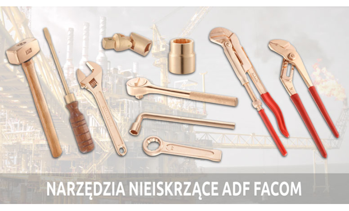 Odkryj moc bezpieczeństwa: Nieiskrzące narzędzia FACOM ADF